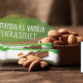 Fehérjeszelet - mandulás vanília, 14 szelet